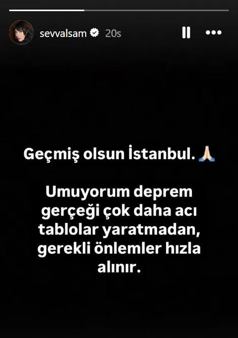 İstanbul'da şiddetli deprem sonrası ünlü isimler korku dolu anları paylaştı