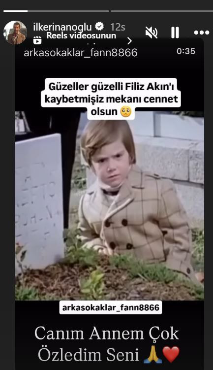 İlker İnanoğlu'ndan duygusal paylaşım: Canım annem çok özledim seni