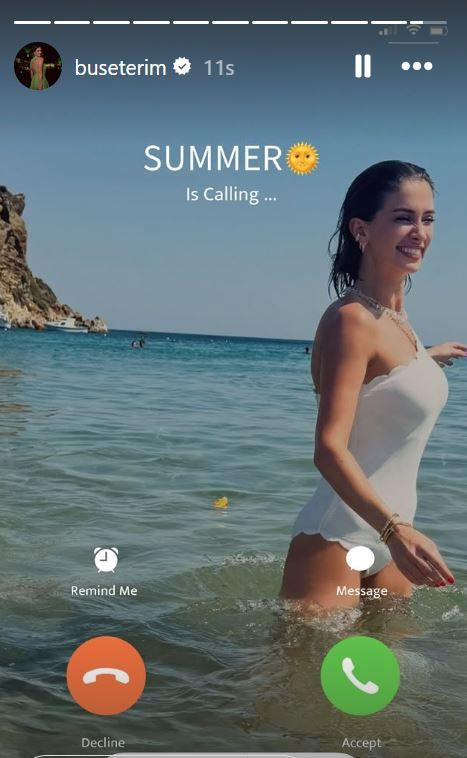 Ünlüler 'Yaz seni çağırıyor' akımına katıldı