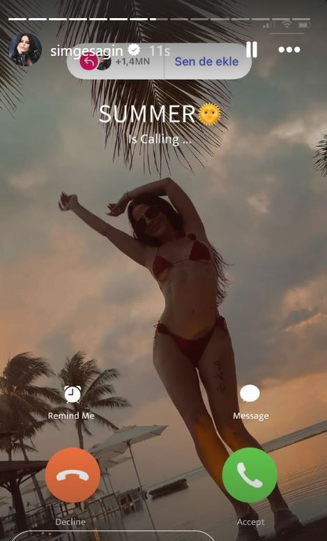 Ünlüler 'Yaz seni çağırıyor' akımına katıldı