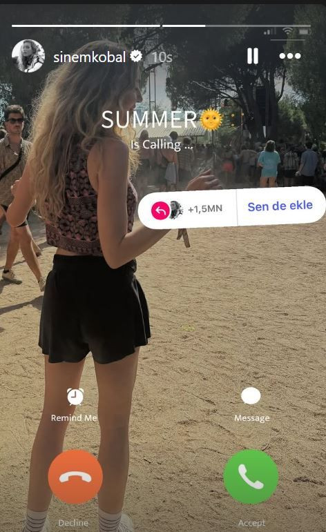 Ünlüler 'Yaz seni çağırıyor' akımına katıldı