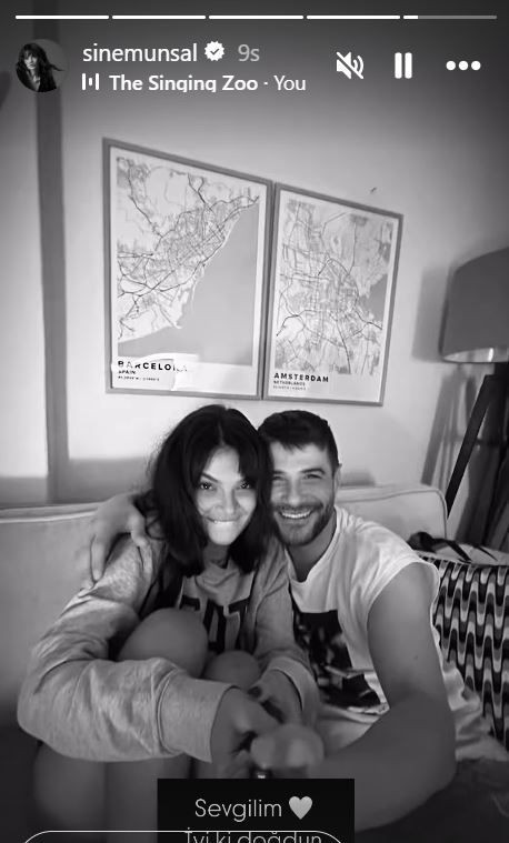 Sinem Ünsal’dan sevgilisi Berk Cankat’a romantik kutlama: "Sevgilim, iyi ki doğdun"