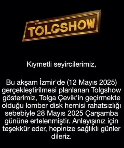Özge Çevik'ten eşi Tolga Çevik'e: Belinde kablolarla 52’ye adım attı