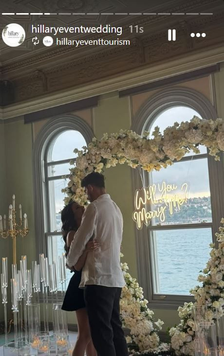 Gönül Dağı'nın Asuman'ı Hazal Çağlar evleniyor! Futbolcu Samet Akaydın'dan Hazal Çağlar'a romantik evlilik teklifi