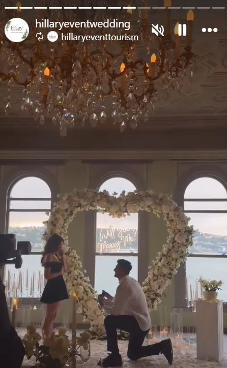 Gönül Dağı'nın Asuman'ı Hazal Çağlar evleniyor! Futbolcu Samet Akaydın'dan Hazal Çağlar'a romantik evlilik teklifi