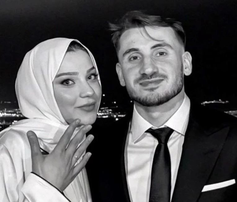 Milli futbolcu Kerem Aktürkoğlu, Ceren Azak ile evlendi