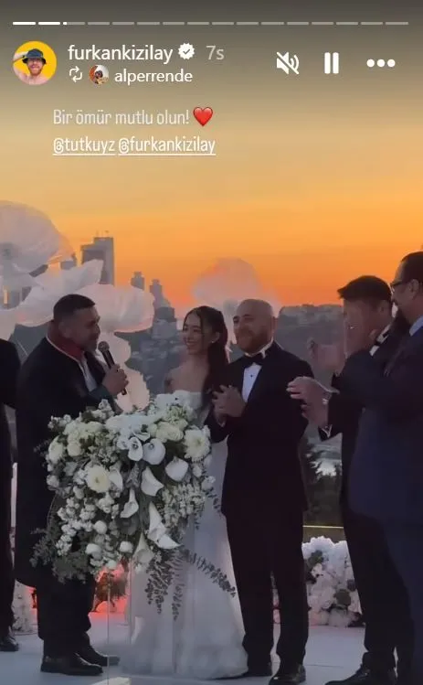 Çocuklar Duymasın'ın Havuç'u Furkan Kızılay ve Tutku Yılmaz evlendi