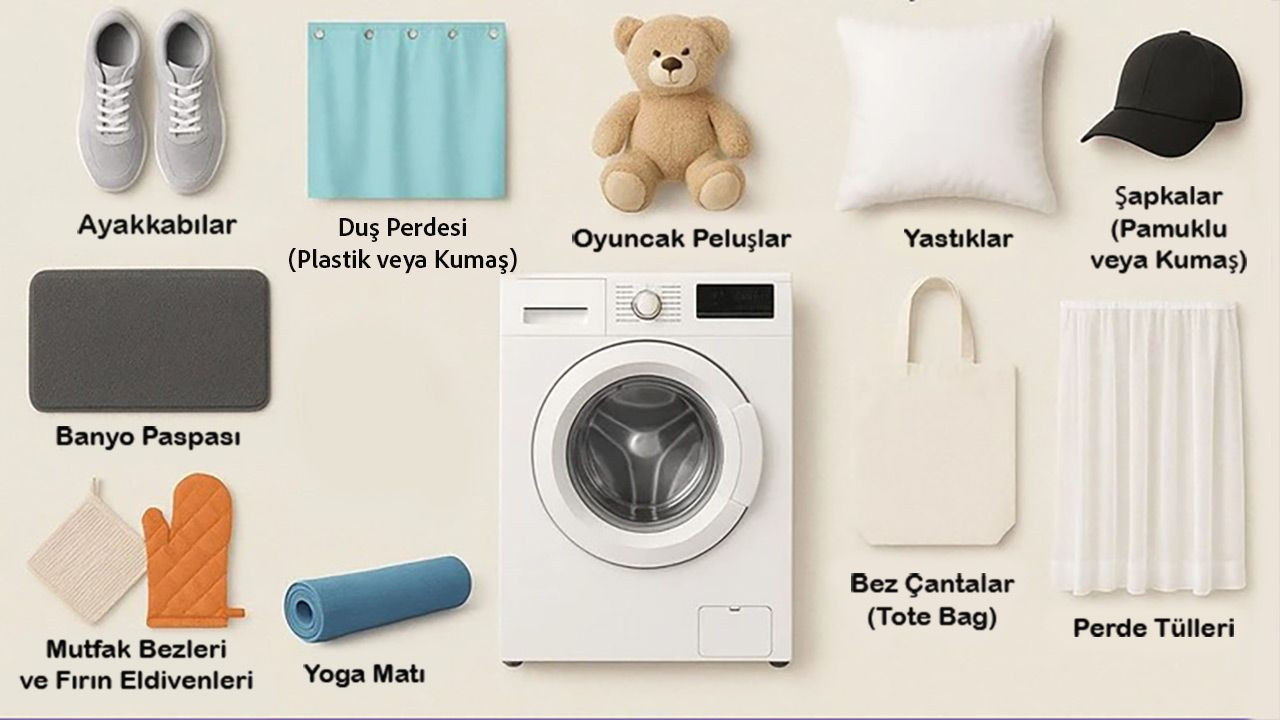 Çamaşır makinesinde giysi dışında yıkayabileceğiniz 10 şey