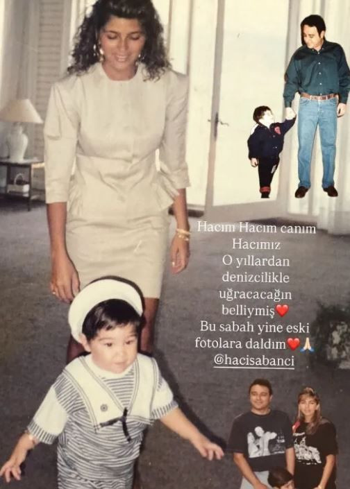 Nazlı Sabancı'dan eşi Hacı Sabancı'nın doğum günü için romantik kutlama