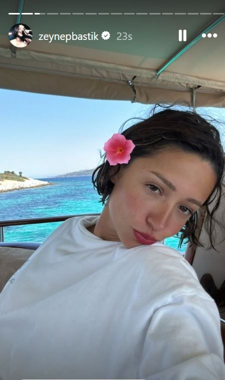 Zeynep Bastık ve Serkay Tütüncü'nün romantik yaz tatili