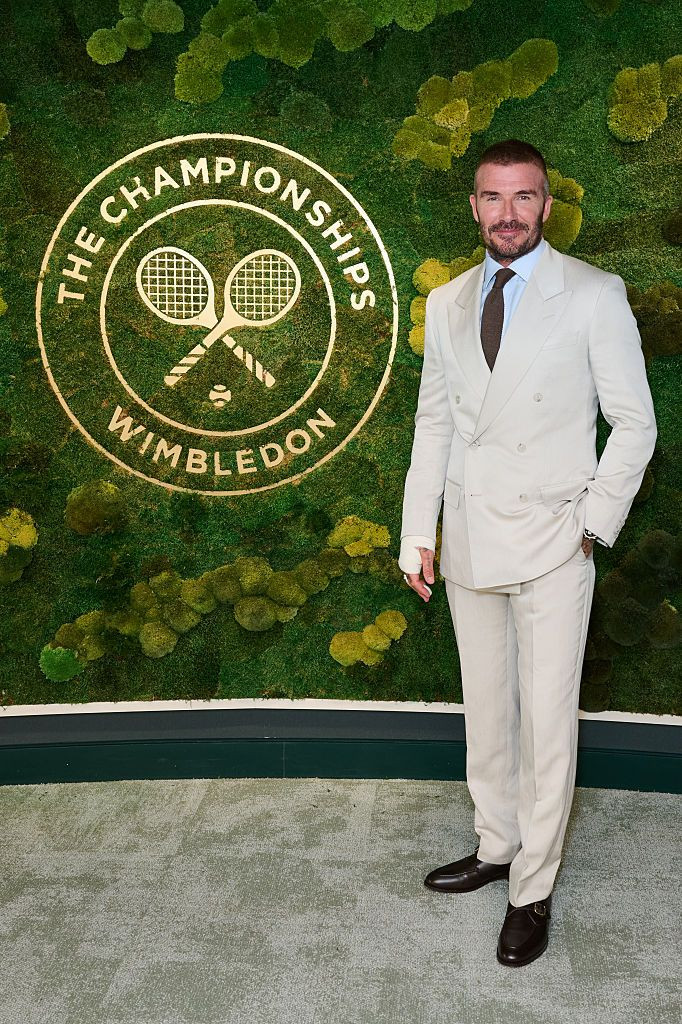 David Beckham, Wimbledon Tenis Turnuvası'na katıldı! Stili tam not aldı