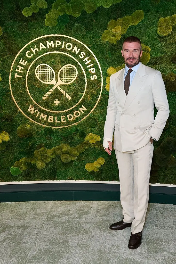 David Beckham, Wimbledon Tenis Turnuvası'na katıldı! Stili tam not aldı