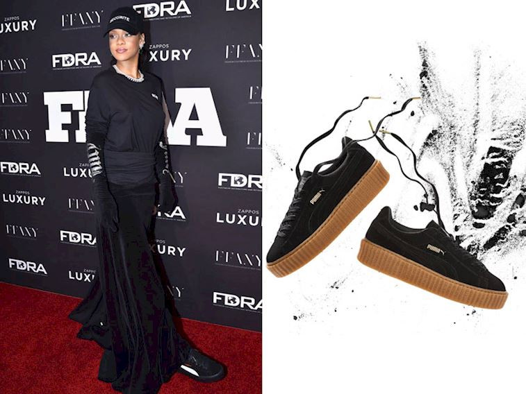 'Yılın ayakkabısı' Rihanna tasarımı 'Creeper'