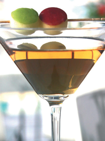 Honey apple martini