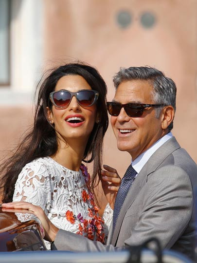 George Clooney evlendi