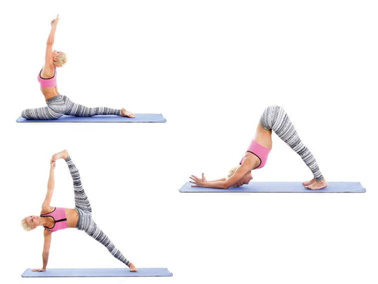 Forma girmek için fit flow yoga