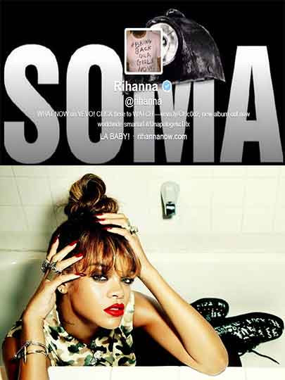 Rihanna'dan Soma duyarlılığı