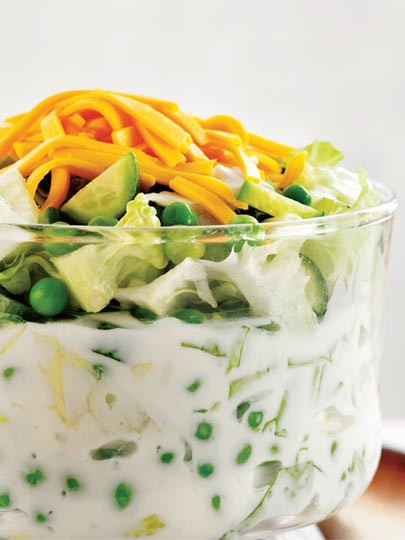 Bezelyeli salata