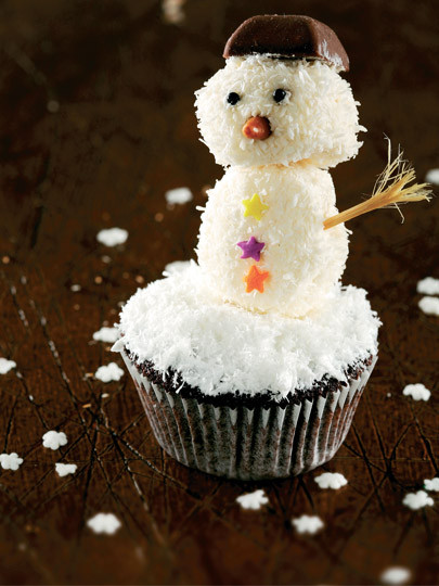 Kardan adamlı cupcake